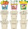 12-Pack Mother’s Day Wooden Picture Frame Craft Kit for Kids – DIY Color Your Own Flower Frames with Paints, Brushes, and Stickers, Classroom or Home Gift & Decor
